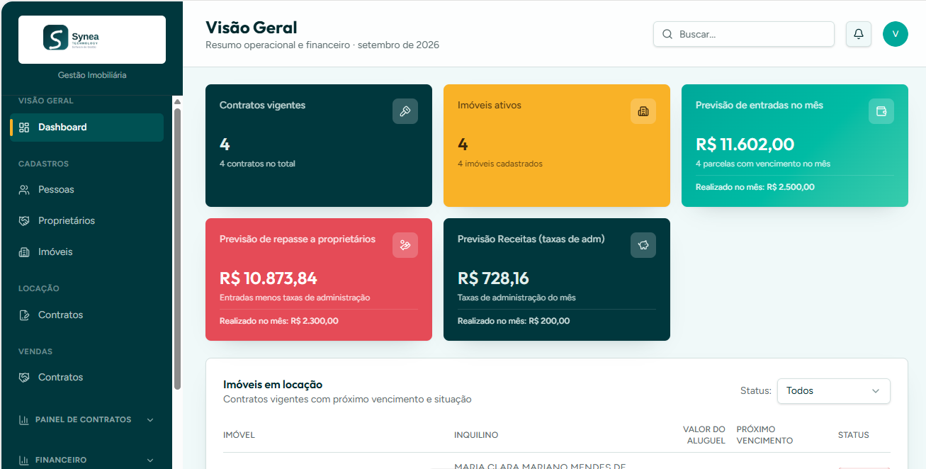 Synea — Gestão Imobiliária